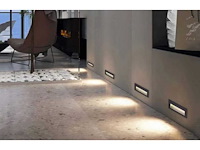 Led trapverlichting ly05 - 6w – ip65 waterdicht – rechthoekig – antraciet (x8) - afbeelding 4 van  4