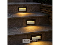 Led trapverlichting ly05 - 6w – ip65 waterdicht – rechthoekig – antraciet (x8) - afbeelding 1 van  6