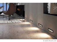 Led trapverlichting ly05 . 6w . ip65 waterdicht . rechthoekig . antraciet (x8) - afbeelding 5 van  5