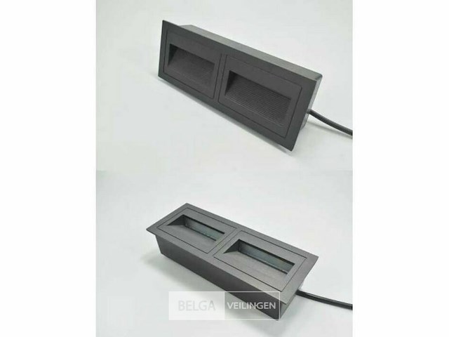 Led trapverlichting ly06 - 3w - ip65 waterdicht - rechthoekig - antraciet (x4) - afbeelding 5 van  5