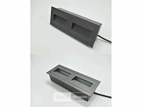Led trapverlichting ly06 - 3w – ip65 waterdicht – rechthoekig – antraciet (x4) - afbeelding 5 van  5