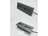 Led trapverlichting ly06 - 3w – ip65 waterdicht – rechthoekig – antraciet (x4) - afbeelding 5 van  5