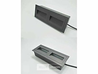 Led trapverlichting ly06 - 3w – ip65 waterdicht – rechthoekig – antraciet (x4) - afbeelding 5 van  5