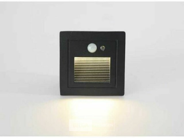 Led trapverlichting met sensor ly03 - 3w - ip65 waterdicht- antraciet (x4) - afbeelding 6 van  7