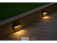 Led trapverlichting s-22r– 6w – zwart – ip54 waterdicht (x4) - afbeelding 2 van  6