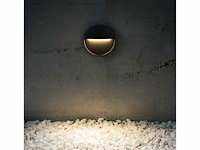 Led trapverlichting s-22r– 6w – zwart – ip54 waterdicht (x4) - afbeelding 3 van  6