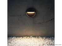 Led trapverlichting s-22r– 6w – zwart – ip54 waterdicht (x8) - afbeelding 2 van  5