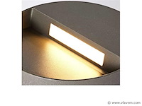 Led trapverlichting s-22r– 6w – zwart – ip54 waterdicht (x8) - afbeelding 3 van  5