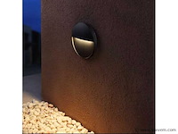 Led trapverlichting s-22r– 6w – zwart – ip54 waterdicht (x8) - afbeelding 5 van  5