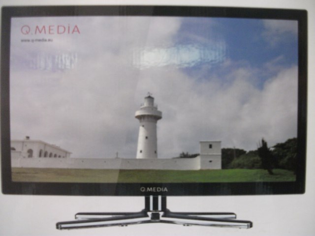 Led tv 55 cm q media - afbeelding 1 van  2