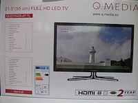 Led tv 55 cm q media - afbeelding 1 van  2