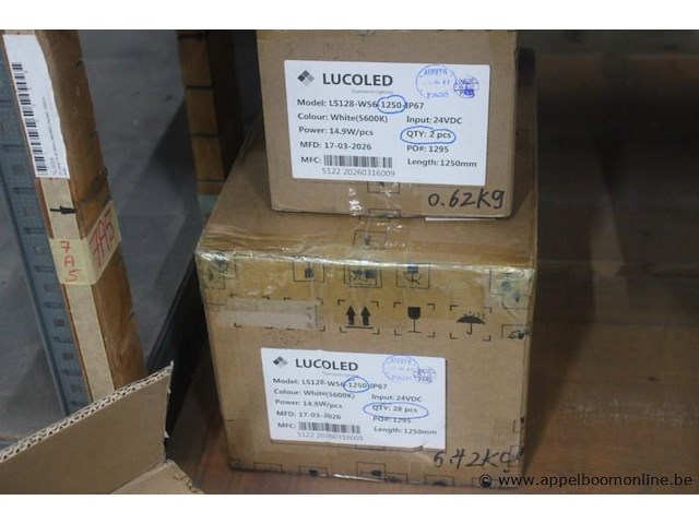 Led verlichting en drivers lucoled, diverse led rigid bars en led drivers, in kartonnen dozen - afbeelding 5 van  7
