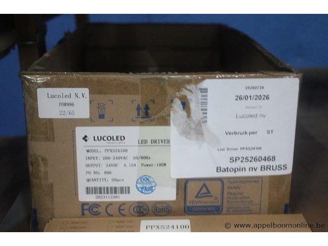 Led verlichting en drivers lucoled, diverse led rigid bars en led drivers, in kartonnen dozen - afbeelding 7 van  7