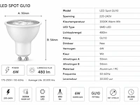 Led verlichting (horoz) – 6w – 3000k warm wit – ip20 – ip20 (100 stuks) - afbeelding 4 van  4
