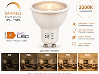 Led verlichting (horoz) – 6w – 3000k warm wit – ip20 – ip20 (50 stuks) - afbeelding 3 van  4