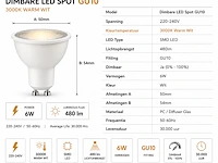 Led verlichting (horoz) – 6w – 3000k warm wit – ip20 – ip20 (50 stuks) - afbeelding 4 van  4