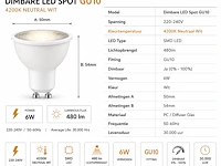 Led verlichting (horoz) – 6w – 4200k neutraal wit – ip20 – ip20 (50 stuks) - afbeelding 4 van  4