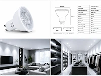 Led verlichting (horoz) – 6w – 6400k koud wit – ip20 – ip20 (50 stuks) - afbeelding 2 van  4