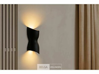 Led wandlamp - vorm: torso - zwart - ip54 (8x) - afbeelding 1 van  5