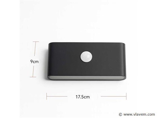 Led wandlamp bidirectionele met sensor sw-2309 - 12w (x5) - afbeelding 3 van  3