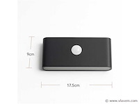 Led wandlamp bidirectionele met sensor sw-2309 - 12w (x5) - afbeelding 3 van  3