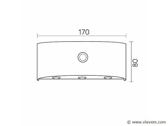 Led wandlamp met sensor sw-2310-3 – 6w – zwart – ip54 (x2) - afbeelding 3 van  3