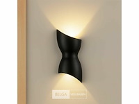 Led wandlamp – vorm: torso sw-159 – zwart – ip54 (4x) - afbeelding 4 van  5