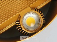 Led wandlampen sw-15 – 3500k – cob – ip54 – zwart/goud (8x) - afbeelding 4 van  5