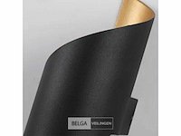 Led wandlampen sw-34 – 3500k – cob – ip54 – zwart (4x) - afbeelding 4 van  6