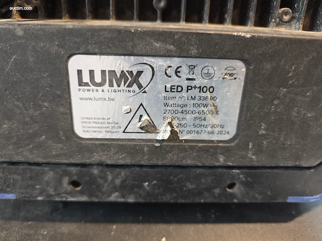 Led werflamp lumx led p+100 - afbeelding 3 van  3