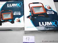 Led werklamp - lumx - led f-30, 30w led werklamp - lumx - led f-50, 50w
