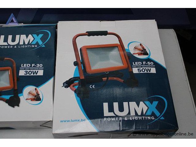 Led werklamp - lumx - led f-30, 30w led werklamp - lumx - led f-50, 50w - afbeelding 3 van  3