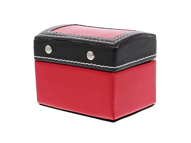 Leder piraatkoffer zwart/rood km - kerst- & seizoensartikelen (288x) - afbeelding 2 van  2