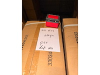 Leder piraatkoffer zwart/rood km - kerst- & seizoensartikelen (288x) - afbeelding 2 van  2