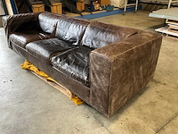 Lederen 3-zit zetel - afbeelding 1 van  7