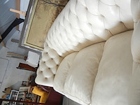 Lederen 3zit naar het model van chesterfield (merk: voldiechienti) - afbeelding 2 van  6