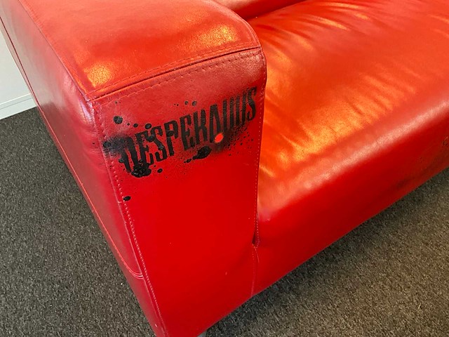 Lederen bankstel “desperados” - afbeelding 3 van  9