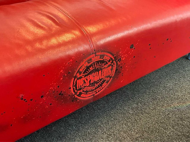 Lederen bankstel “desperados” - afbeelding 4 van  9