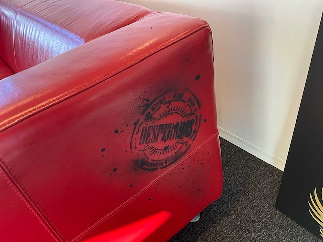 Lederen bankstel “desperados” - afbeelding 6 van  9