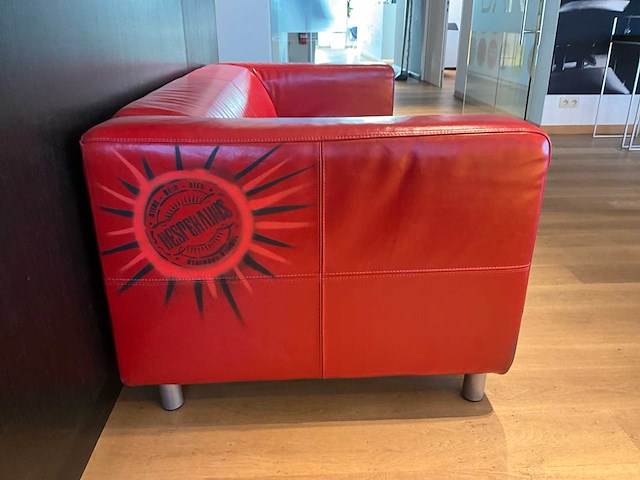 Lederen bankstel “desperados” - afbeelding 3 van  9