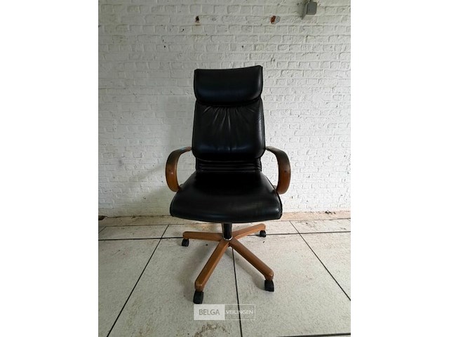 Lederen bureelstoel - afbeelding 1 van  1