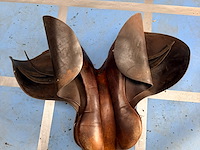 Lederen paardenzadel forestier sellerie - afbeelding 5 van  7