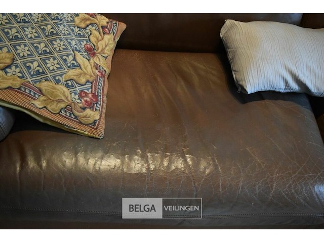 Lederen salon 3-, 2- en 1-zit - afbeelding 4 van  5