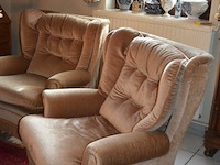 Lederen salon, 3-, 2- en 1-zit - afbeelding 2 van  5