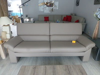 Lederen salon 3 + 2-zit + salontafel - afbeelding 4 van  7