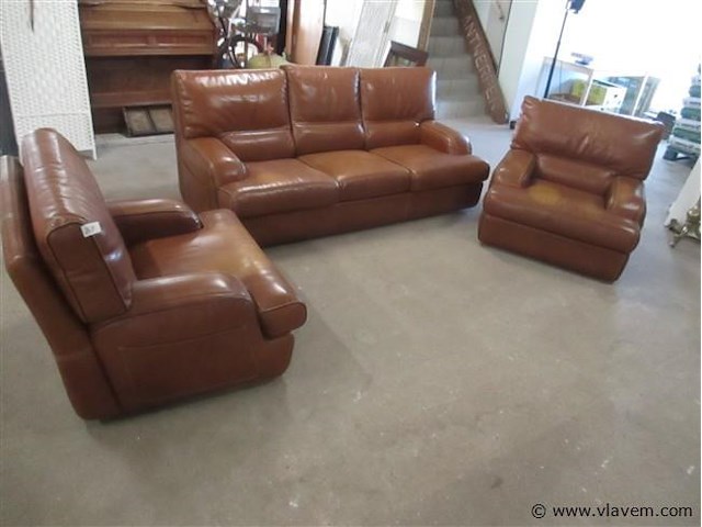 Lederen salon - afbeelding 1 van  4