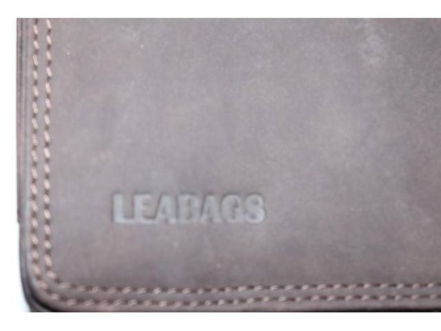 Lederen schoudertas leabags - afbeelding 5 van  7