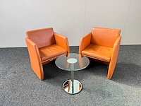 Lederen stoel - fauteuils (2x) - afbeelding 1 van  4