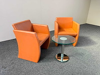 Lederen stoel - fauteuils (2x) - afbeelding 2 van  4