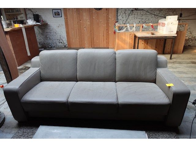 Lederen zetel - afbeelding 1 van  3